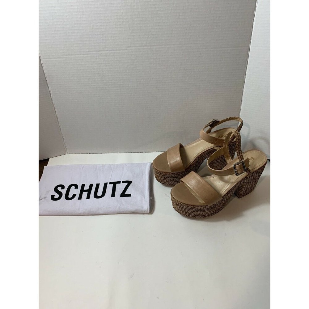 Schutz Woman's Brown Heels Size 10 New